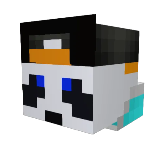 bredinho Minecraft avatar head, 3D render