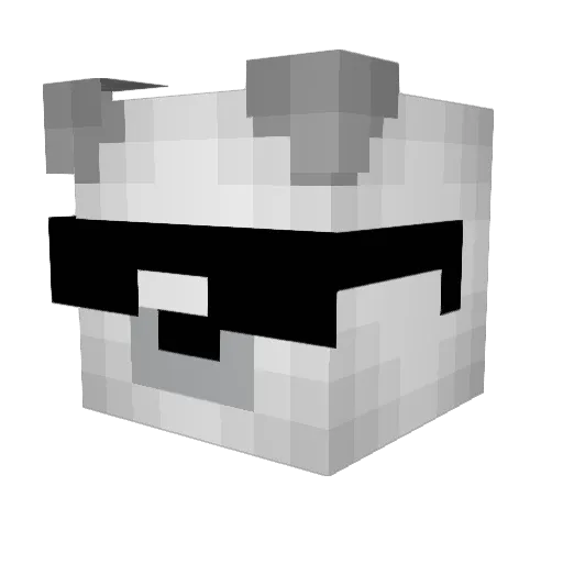breebeep Minecraft avatar head, 3D render