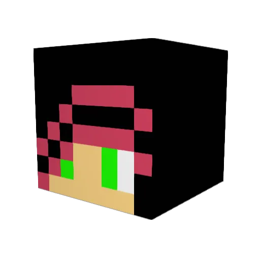 breebree2893 Minecraft avatar head, 3D render