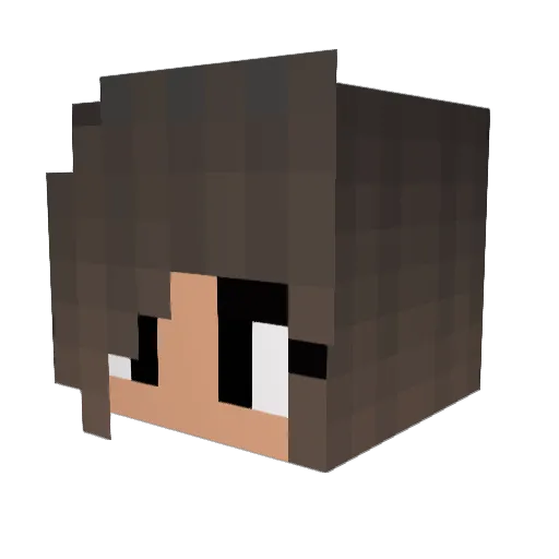 breelizabeth Minecraft avatar head, 3D render