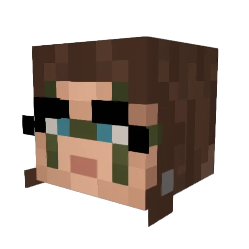 breene123 Minecraft avatar head, 3D render