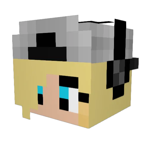 breezeb17 Minecraft avatar head, 3D render