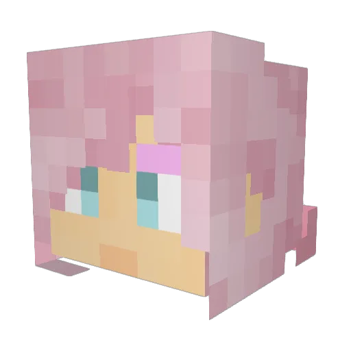 breeziko Minecraft avatar head, 3D render