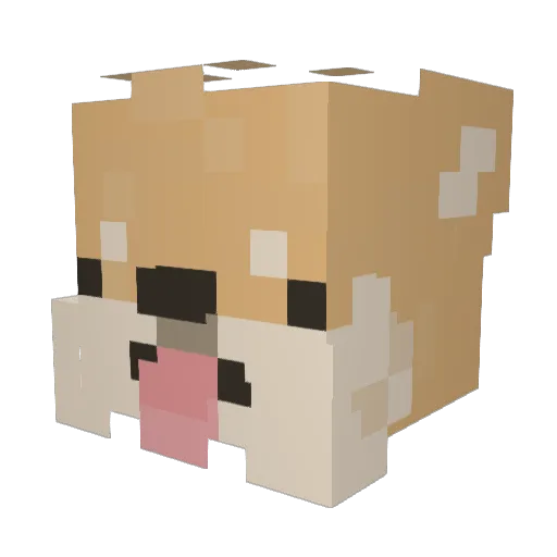 breezlyy Minecraft avatar head, 3D render