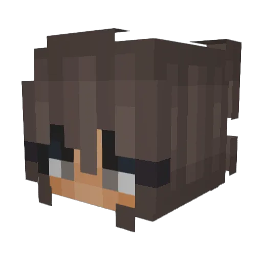 bregirl13 Minecraft avatar head, 3D render