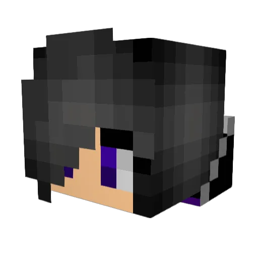 bregje Minecraft avatar head, 3D render