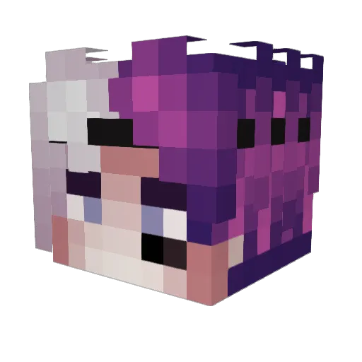 brekexito Minecraft avatar head, 3D render