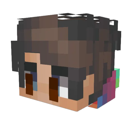 breme321 Minecraft avatar head, 3D render