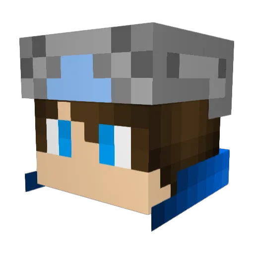 brendan_2007 Minecraft avatar head, 3D render