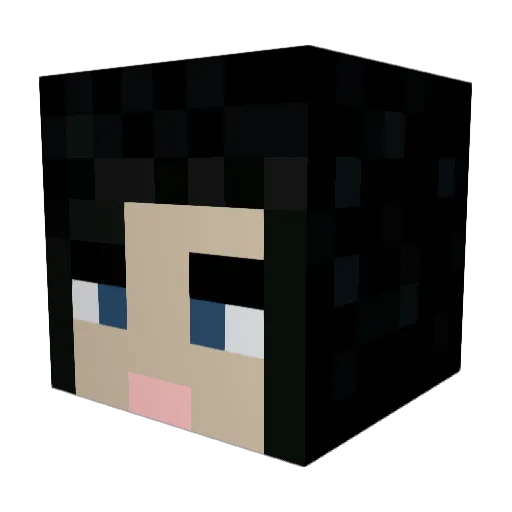 brendhest Minecraft avatar head, 3D render
