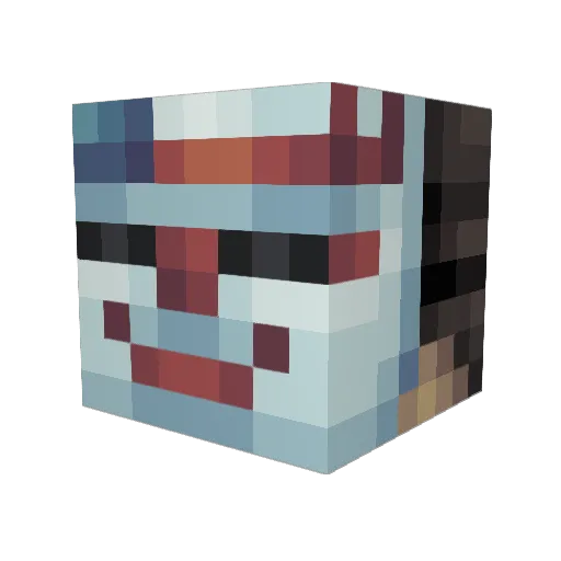 brenercaps1 Minecraft avatar head, 3D render