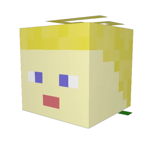brennan_21 Minecraft avatar head, 3D render
