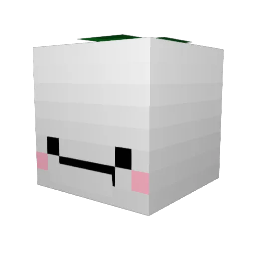 breohon Minecraft avatar head, 3D render
