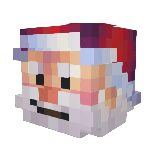 breti Minecraft avatar head, 3D render