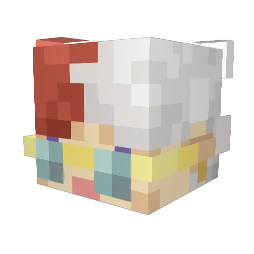 brett0007 Minecraft avatar head, 3D render