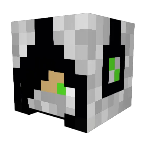 brettpanzerLars Minecraft avatar head, 3D render
