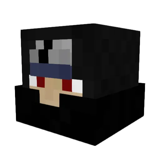 brettytm Minecraft avatar head, 3D render