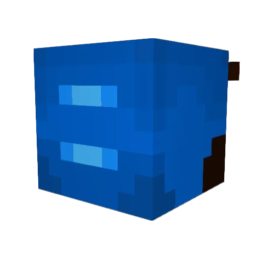 brevicauda Minecraft avatar head, 3D render