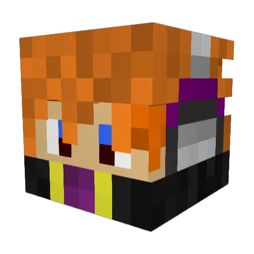 brewerboy1 Minecraft avatar head, 3D render