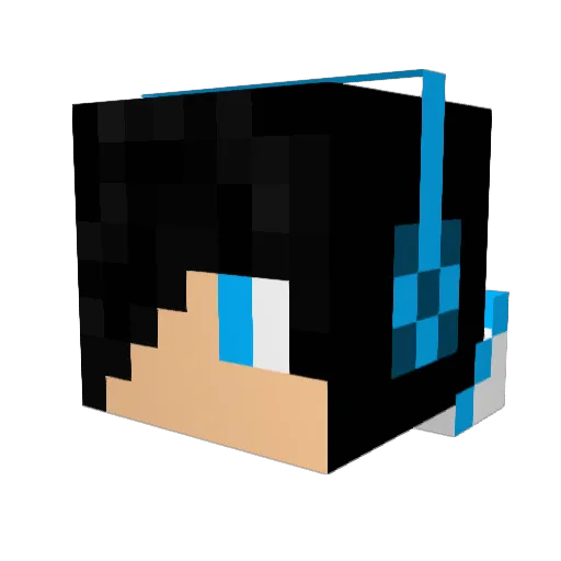 brewster1809 Minecraft avatar head, 3D render