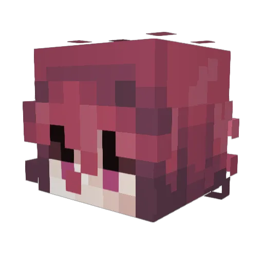 brezukkk Minecraft avatar head, 3D render