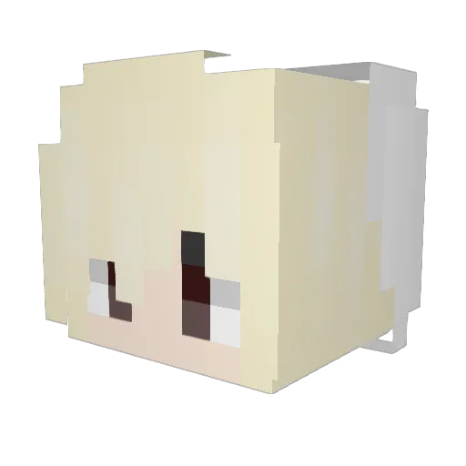 bri2328 Minecraft avatar head, 3D render