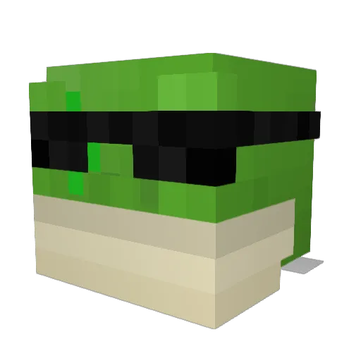 brian2005 Minecraft avatar head, 3D render