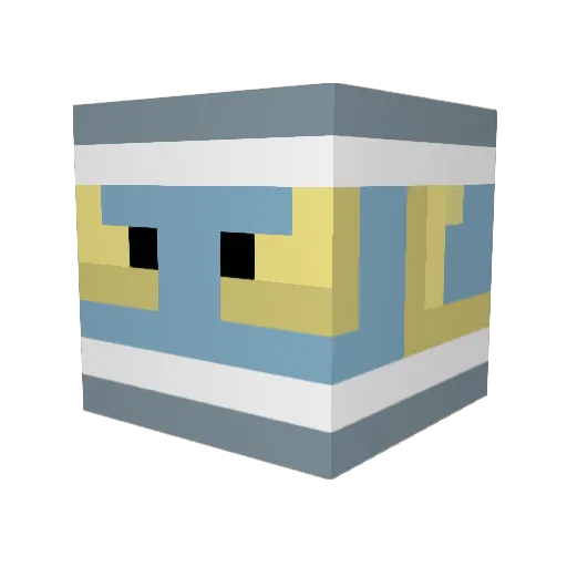 brian33012 Minecraft avatar head, 3D render