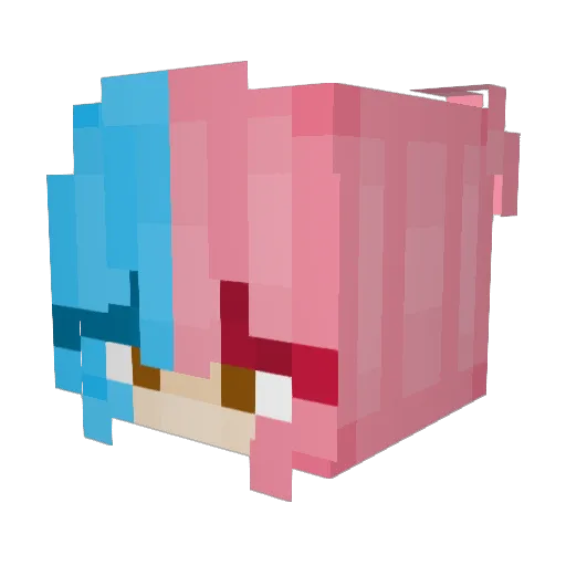 brian_mercer Minecraft avatar head, 3D render