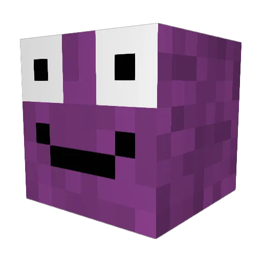 brian_negro Minecraft avatar head, 3D render