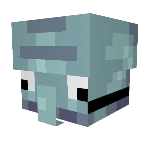 brian_san Minecraft avatar head, 3D render