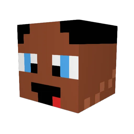 brian_sutton14 Minecraft avatar head, 3D render