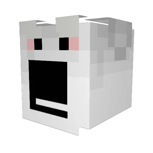 briangriffing Minecraft avatar head, 3D render
