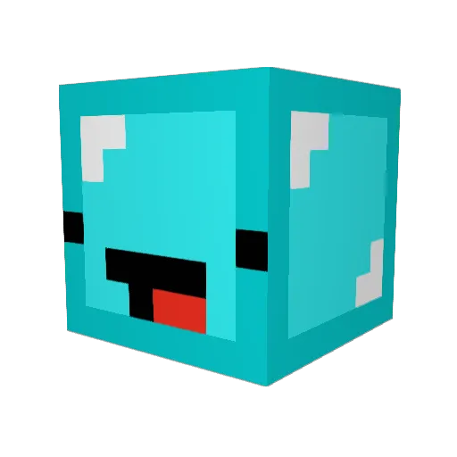 brianmglass Minecraft avatar head, 3D render