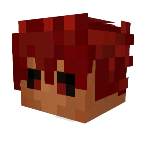 brianmmm Minecraft avatar head, 3D render