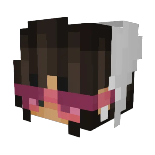 brianna_I0I Minecraft avatar head, 3D render