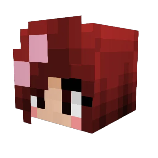 briannach Minecraft avatar head, 3D render