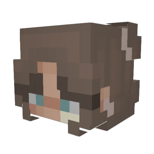 briarxxx Minecraft avatar head, 3D render