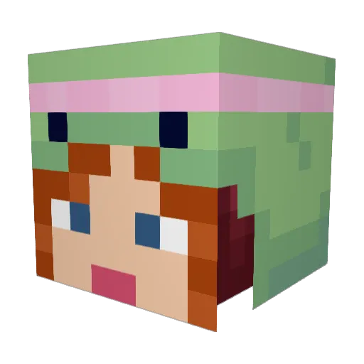 bricheesy3 Minecraft avatar head, 3D render