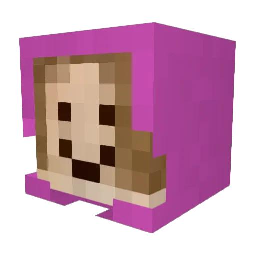 brick535 Minecraft avatar head, 3D render