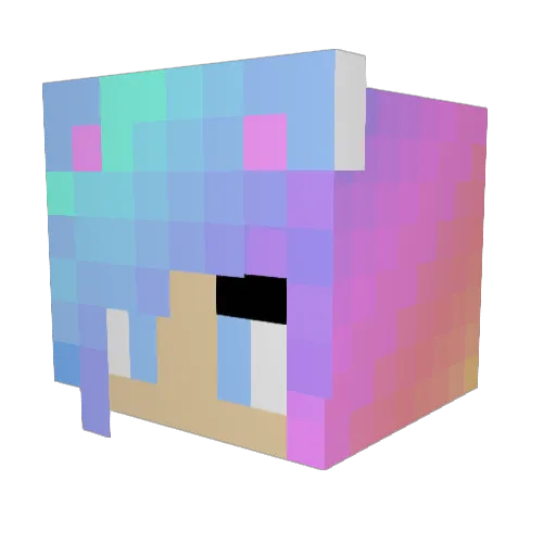 brickbuilder234 Minecraft avatar head, 3D render