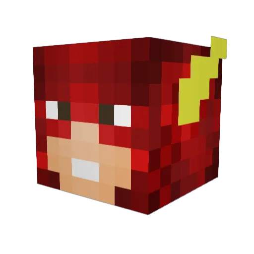 brickeater1 Minecraft avatar head, 3D render