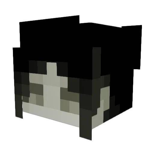 brickendtfup Minecraft avatar head, 3D render