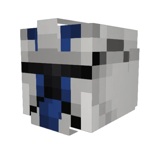 brickywicky Minecraft avatar head, 3D render