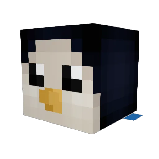 bridgyman Minecraft avatar head, 3D render