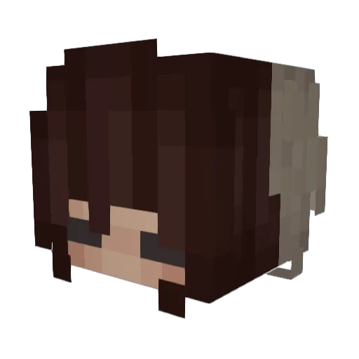 briebby2 Minecraft avatar head, 3D render