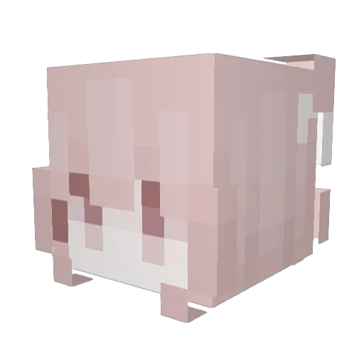 brielletowop Minecraft avatar head, 3D render