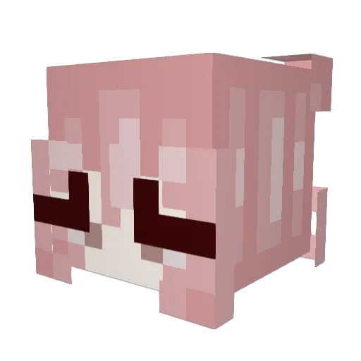 briexx Minecraft avatar head, 3D render