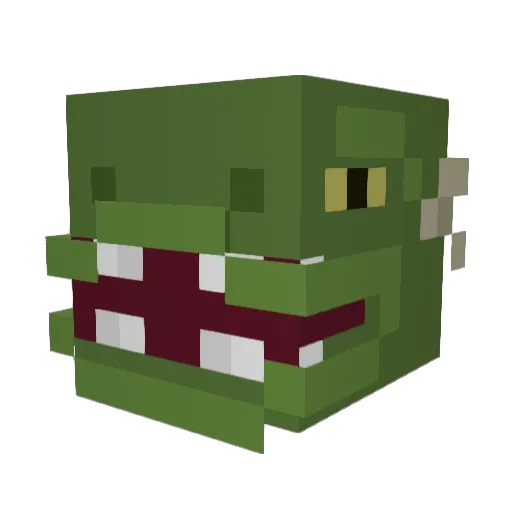 brigabog Minecraft avatar head, 3D render