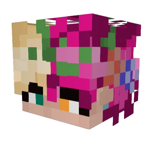 brigada_4umatrix Minecraft avatar head, 3D render